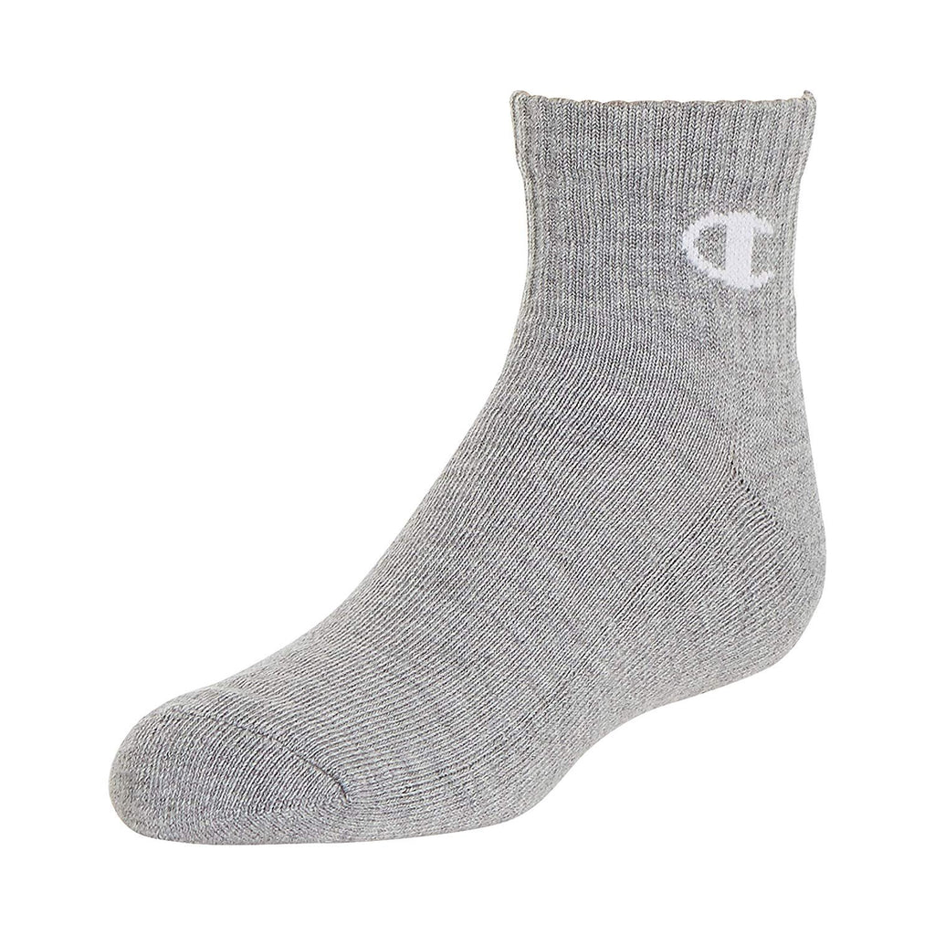 Champion Kids' Big 6-Pack Socks in Quarter Or Low Cut
