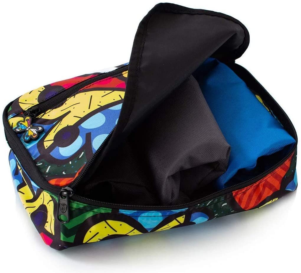 Romero Britto 5 Pieces Packing Cube Set