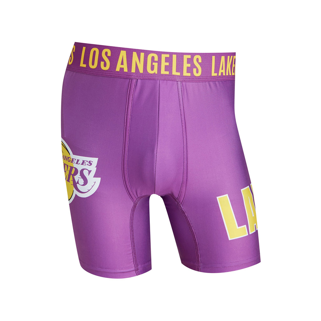 NBA Teams Mens Boxer Briefs - Sublimation Performance Active Underwear Sizes M-2X Polyester/Spandex