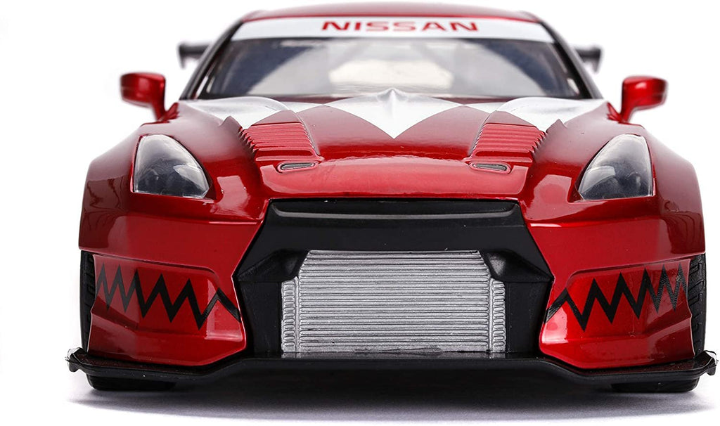 Jada 1:24 Diecast 2009 Nissan GT-R with Red Ranger Figure