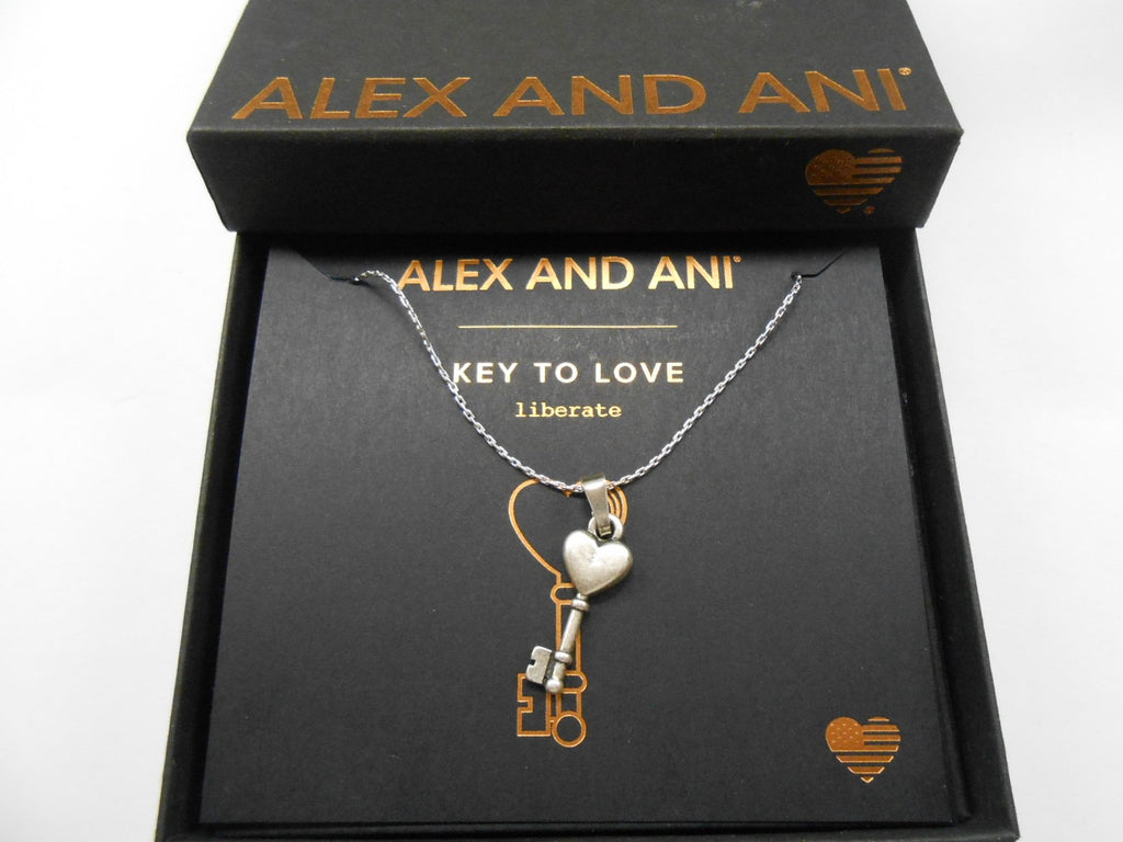 Alex and Ani Womens Key to Love 28" Expandable Necklace