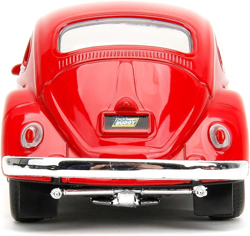 Punch Buggy 1:32 Scale 1959 Volkswagen Beetle Die-cast Car with Mini Gloves Accessory (Red), Toys for Kids and Adults