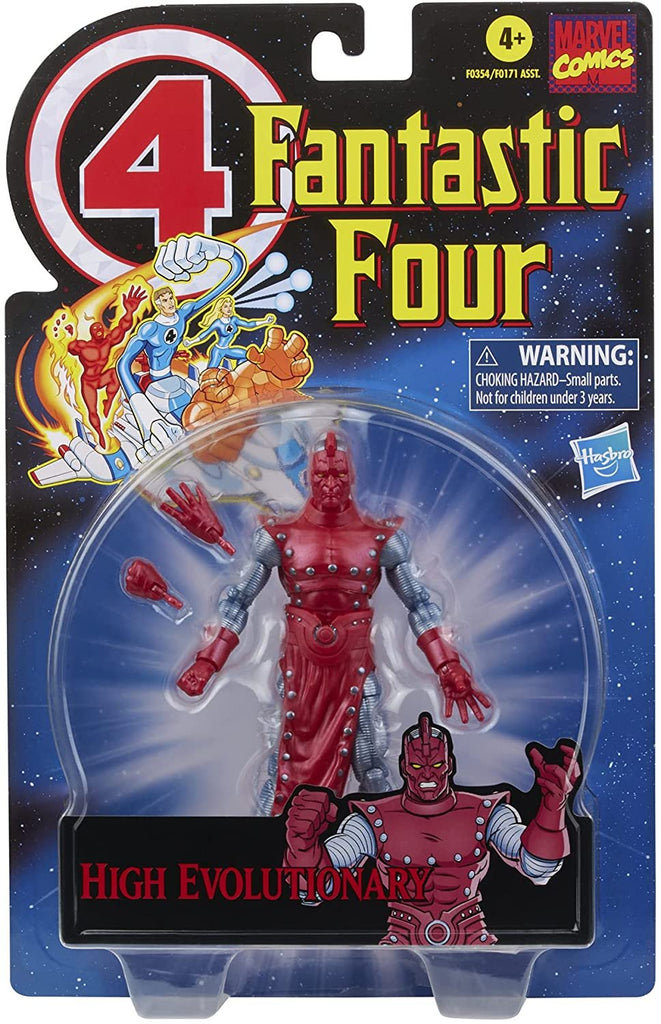 Hasbro Marvel Legends Series Retro Fantastic Four High Evolutionary 6-inch Action Figure Toy, Includes 2 Accessories