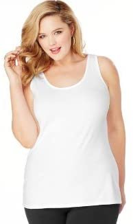 JUST MY SIZE Women's Plus Size Stretch Jersey Cami