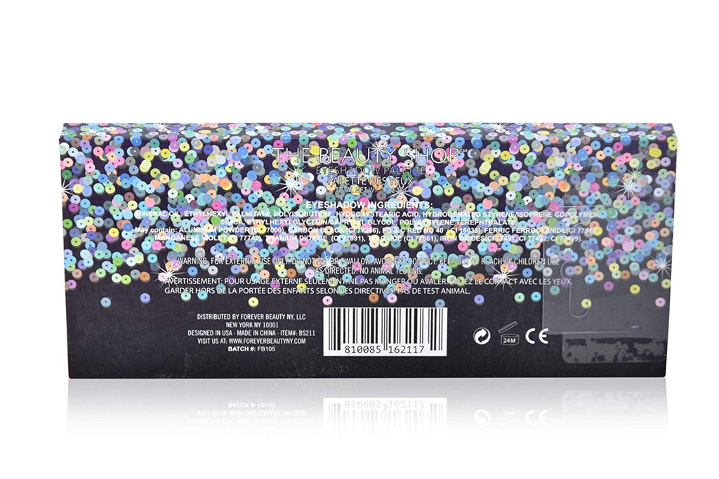 Forever Beauty Eyeshadow Palette Makeup - 12 Premium Quality Colors- With Mirror and Double-End Brush in Gift Pack