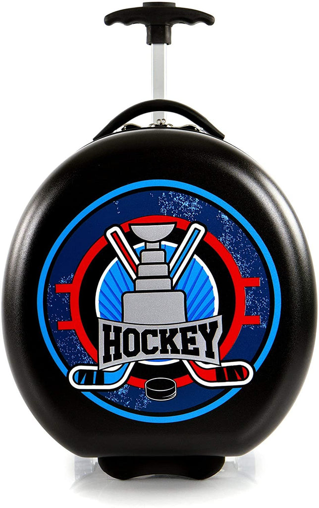 Heys Kids Sports Luggage 16 Inch Wheeled Suitcase for Boys - Hockey Puck