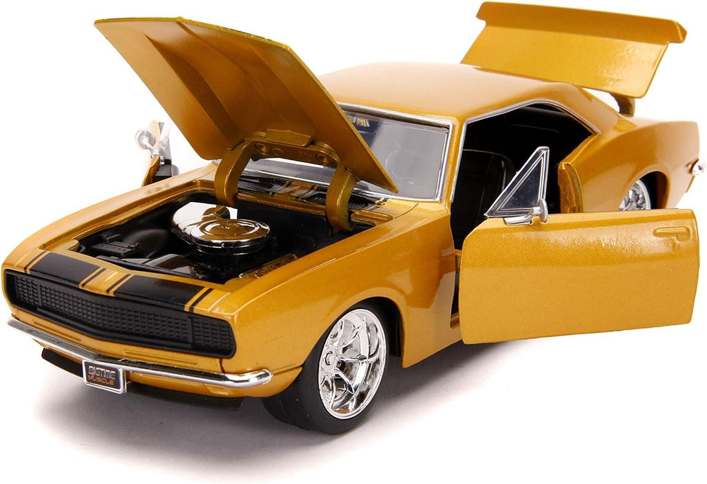 Jada Toys Bigtime Muscle 1:24 1967 Chevy Camaro Die-cast Car, Toys for Kids and Adults