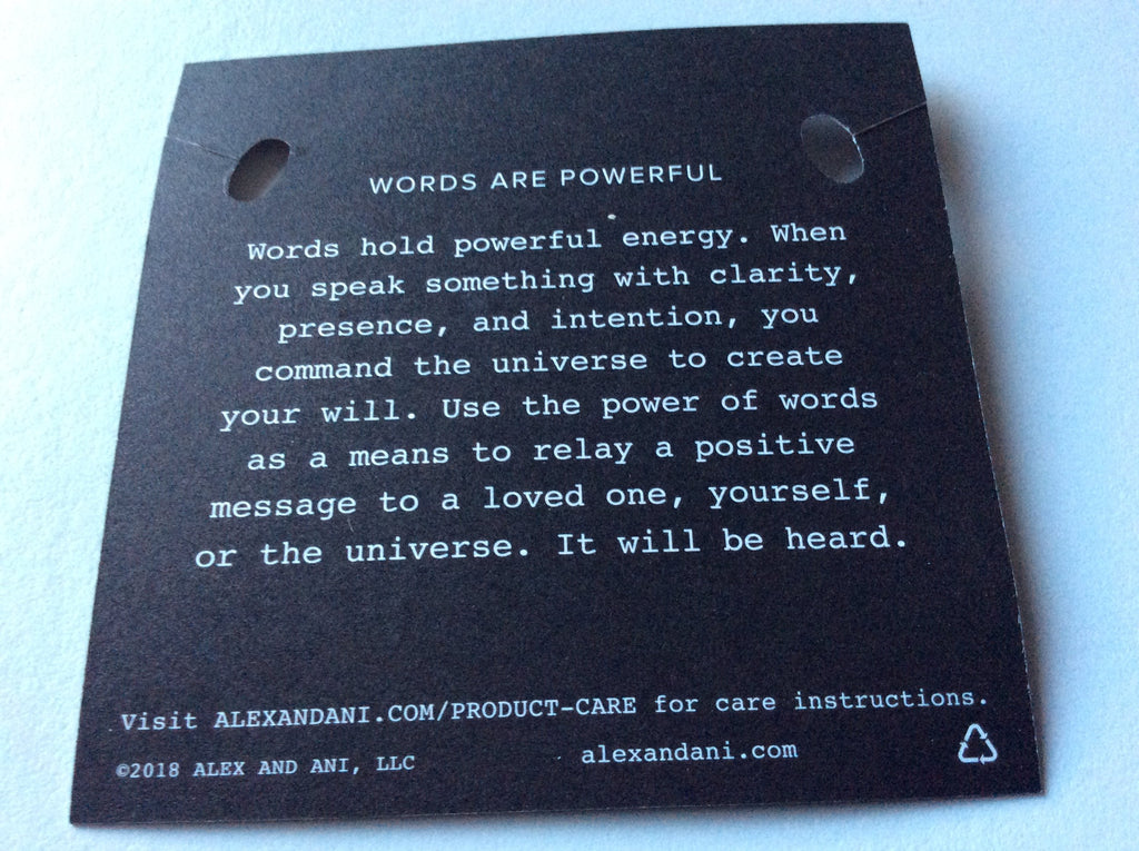 Alex and Ani Womens Words are Powerful - Love at First Sight Bangle