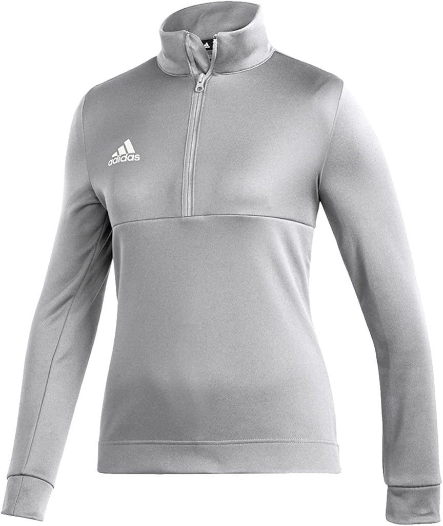 adidas Team Issue 1/4 Zip Top - Women's Training XS Grey/White