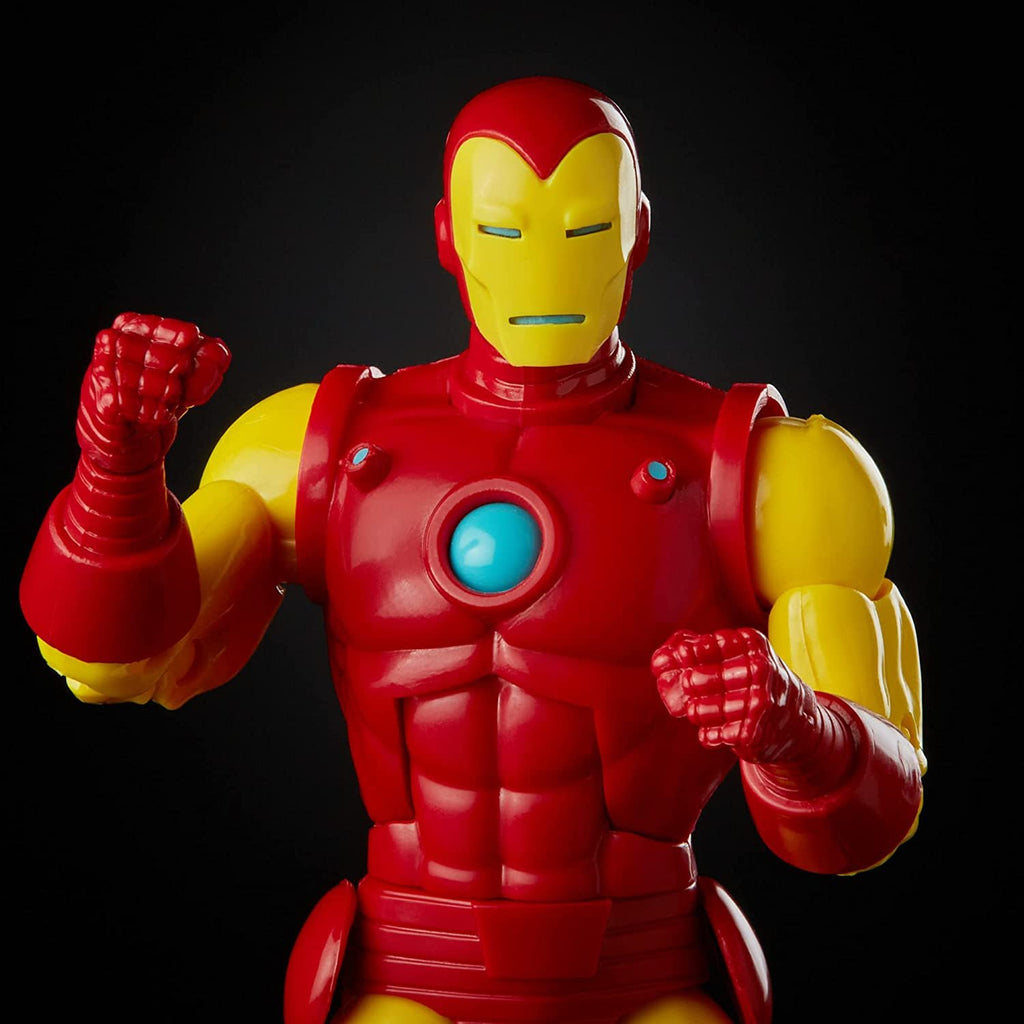 Marvel Hasbro Legends Series 6-inch Collectible Tony Stark (A.I.) Action Figure Toy for Age 4 and Up