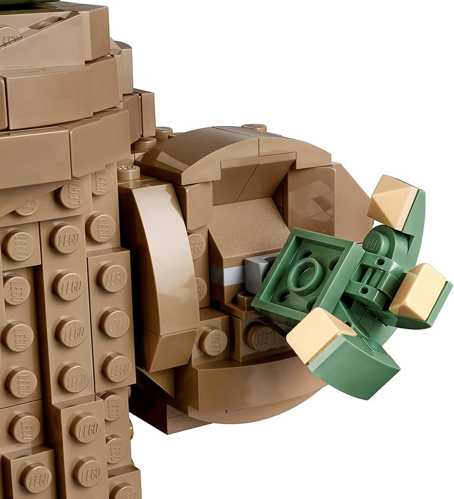 LEGO Star Wars: The Mandalorian The Child 75318 Build-and-Display Kit — Christmas Holiday Bundle for Kids Aged 10+ and Any Star Wars Fan — 2020 Buildable Model (1,073 Pieces) — BROAGE Drawstring Bag