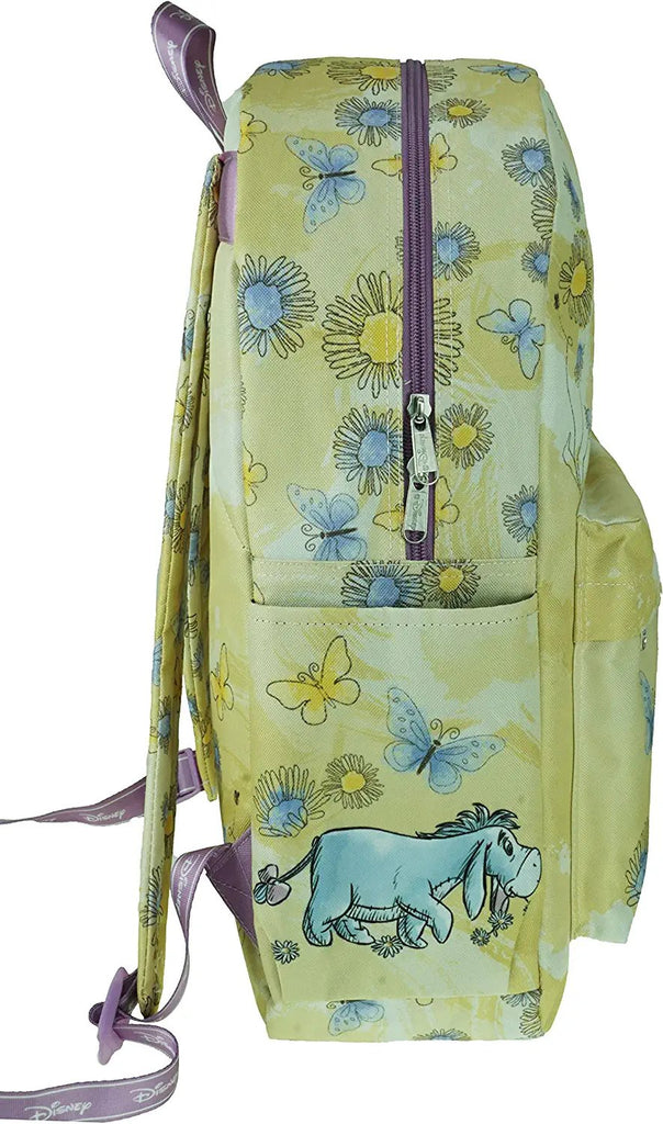 KBNL Classic Disney Winnie The Pooh Backpack with Laptop Compartment for School, Travel, and Work, Multicolor (A22208-WTP)