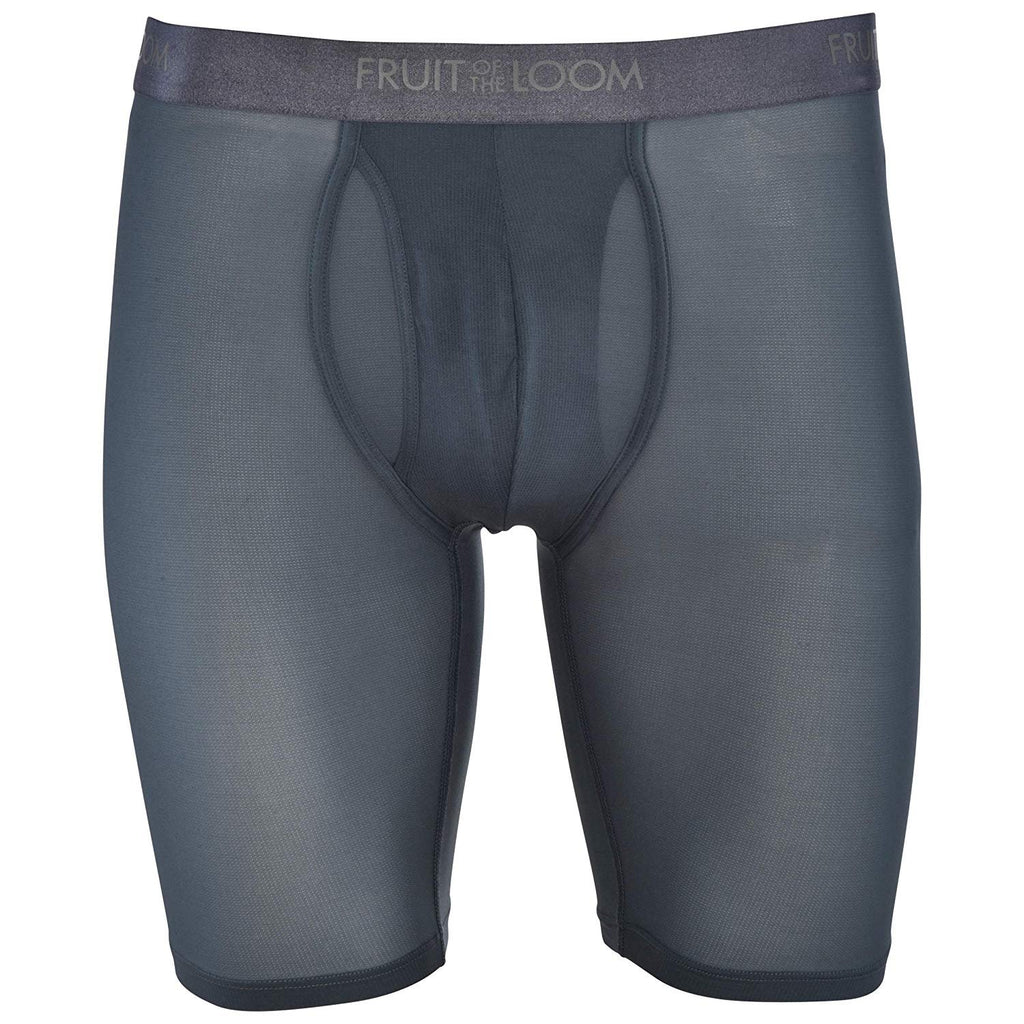 Fruit of the Loom Men's 12-Pack Everlight Boxer Briefs Breathable Nylon/Spandex Blend