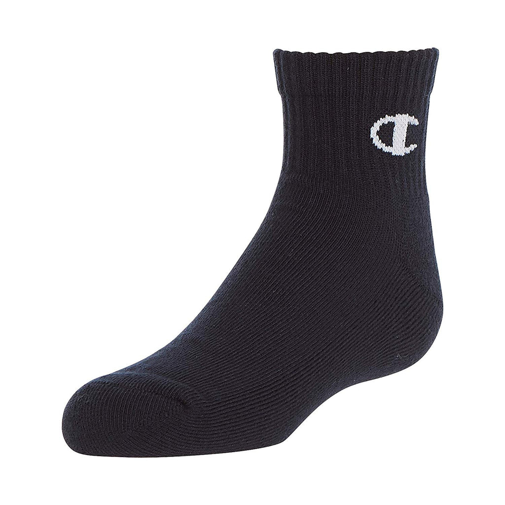 Champion Kids' Big 6-Pack Socks in Quarter Or Low Cut