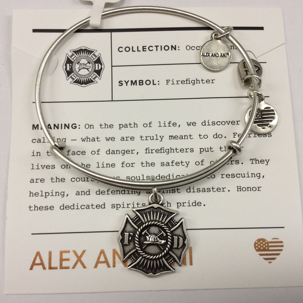 Alex and Ani Womens Firefighter Bangle