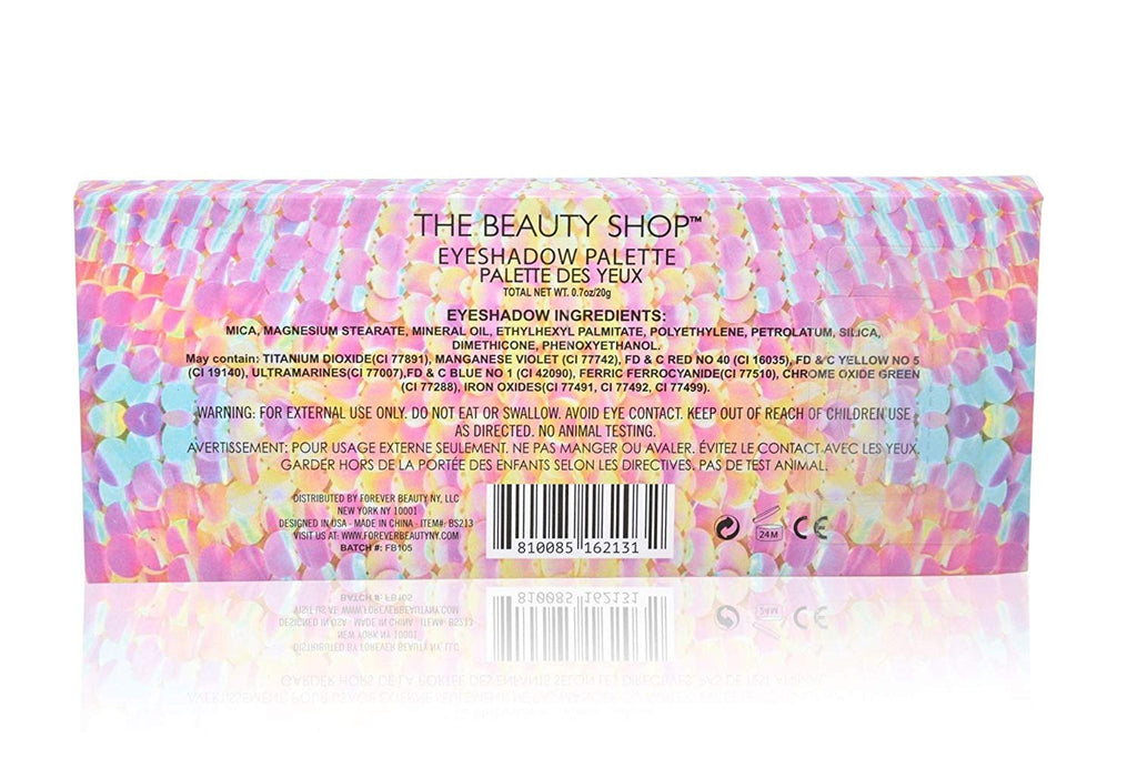 Forever Beauty Eyeshadow Palette Makeup - 12 Premium Quality Colors- With Mirror and Double-End Brush in Gift Pack