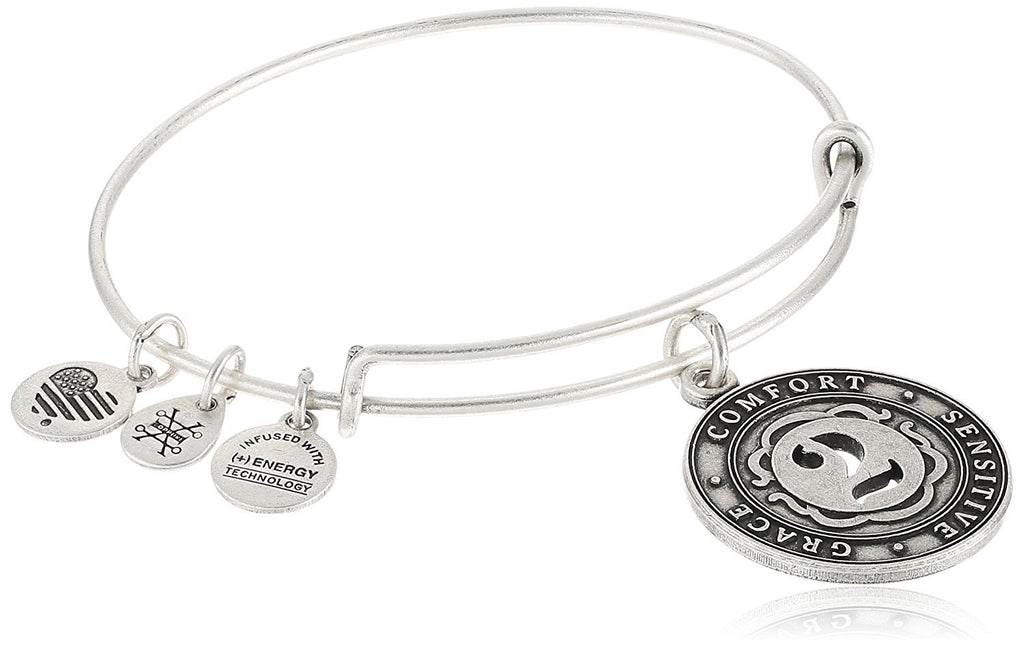 Alex and Ani Numerology Number, Expandable Wire Bangle Charm Bracelet