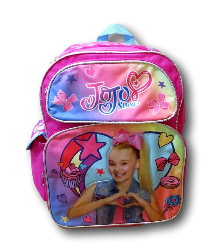 JoJo Siwa Pink Deluxe 16" School Bag Backpack