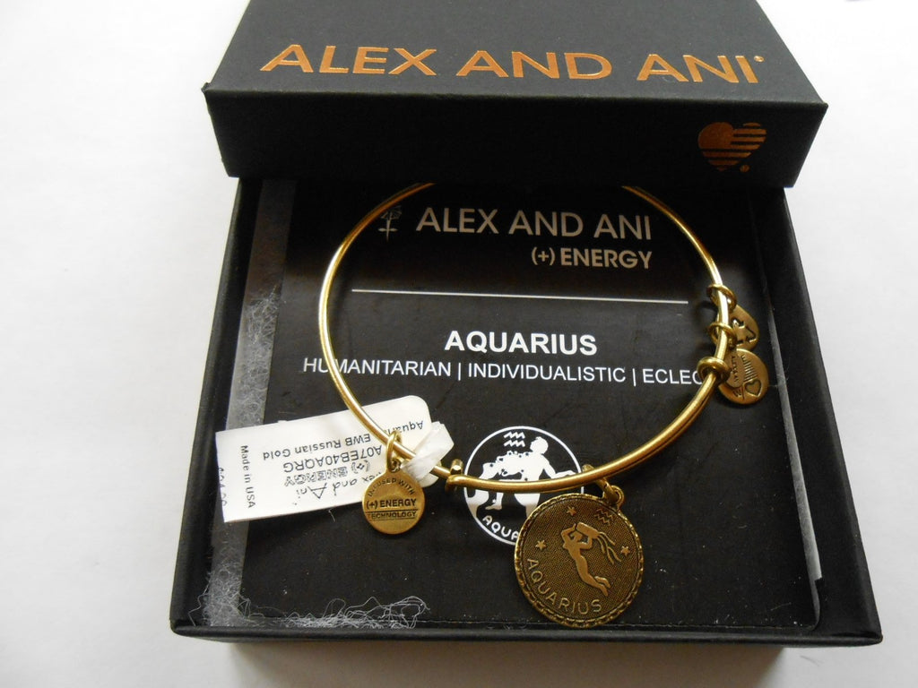 Alex and Ani Zodiac II Expandable Wire Bangle Bracelet