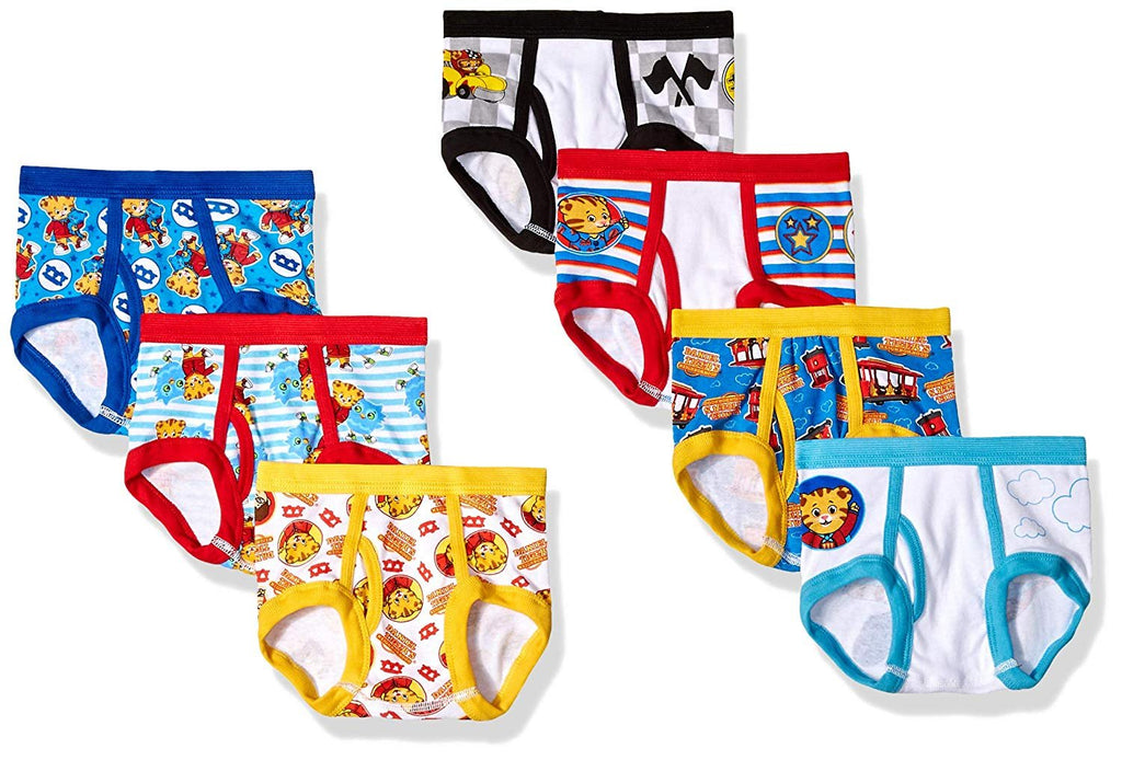 Handcraft Boys' Toddler Daniel Tiger 7-Pack Brief