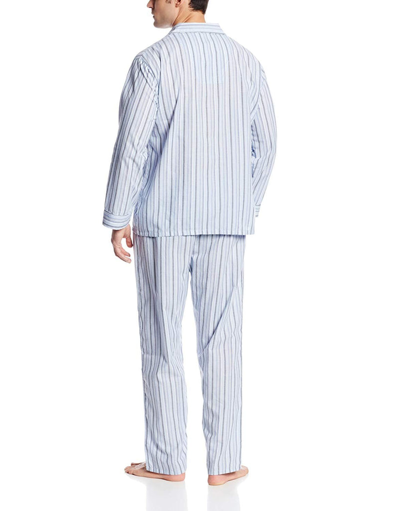 Hanes Men's Woven Plain-Weave Pajama Set