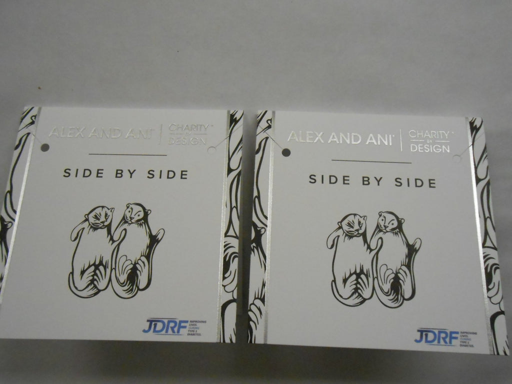 Alex and Ani Womens Charity by Design Side by Side Set of 2 Expandable Wire Bangles