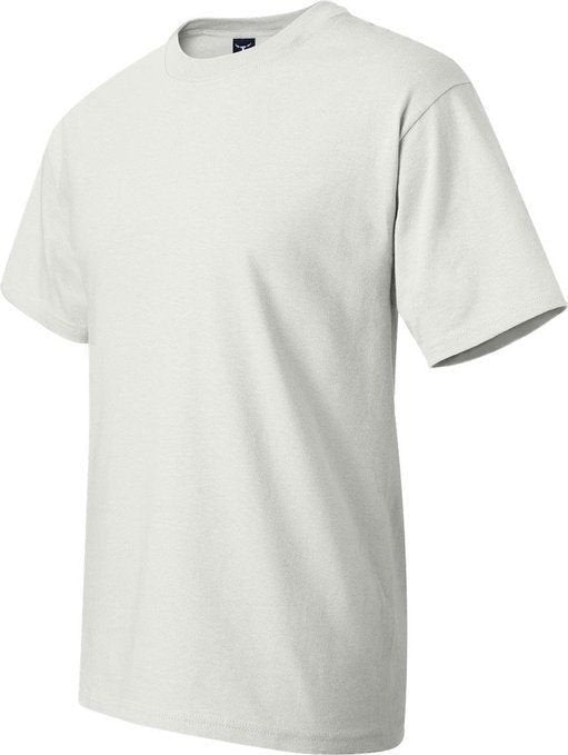 Hanes Men's Short Sleeve Beefy T-Shirts 2 PACK WHITE Crew Neck Sizes M-3XL