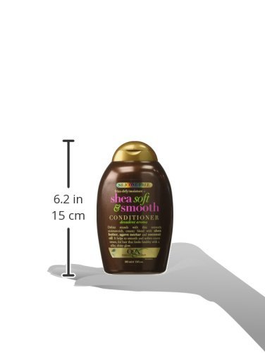 OGX Frizz-Defy/Moisture + Shea Soft & Smooth Shampoo, 13 Ounce