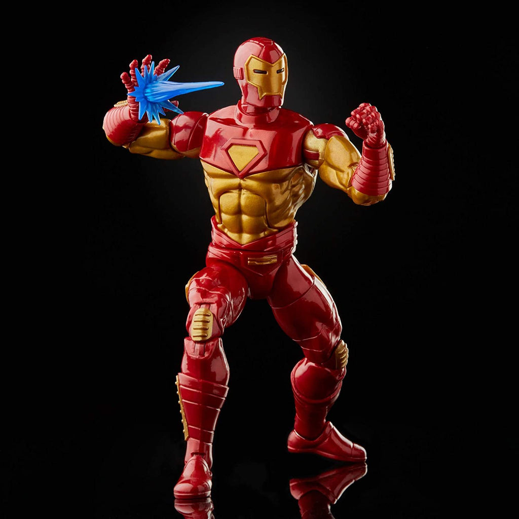 Hasbro Marvel Legends Series 6-inch Modular Iron Man Action Figure Toy, Includes 4 Accessories and 1 Build-A-Figure Part, Premium Design and Articulation