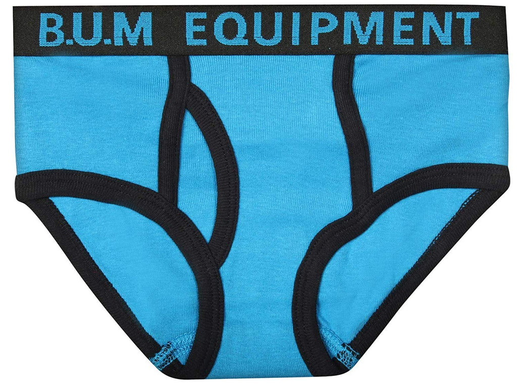 B.U.M. Equipment Toddler and Little Boys' 6 Pack Underwear Briefs, Solids and Prints