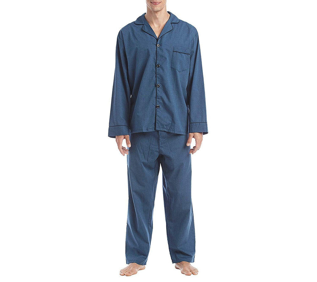 Hanes Men's Broadcloth Pajama Set