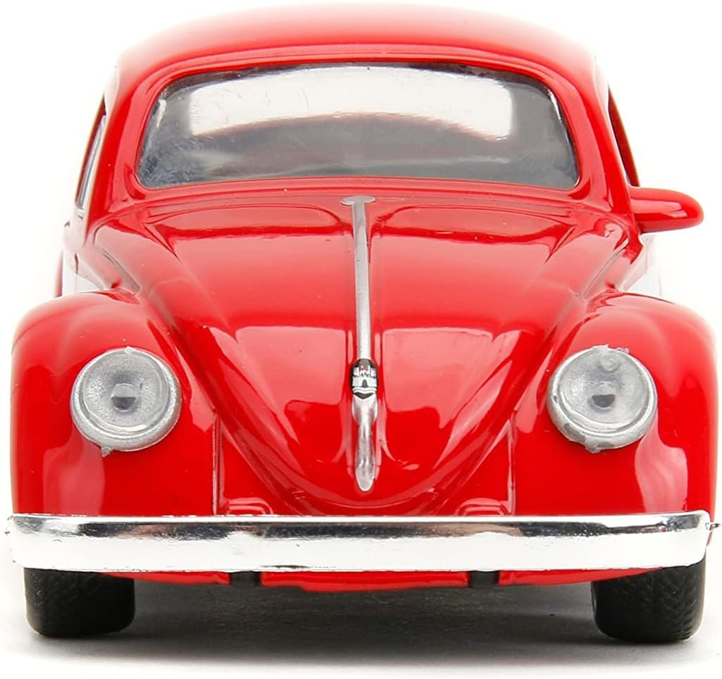 Punch Buggy 1:32 Scale 1959 Volkswagen Beetle Die-cast Car with Mini Gloves Accessory (Red), Toys for Kids and Adults