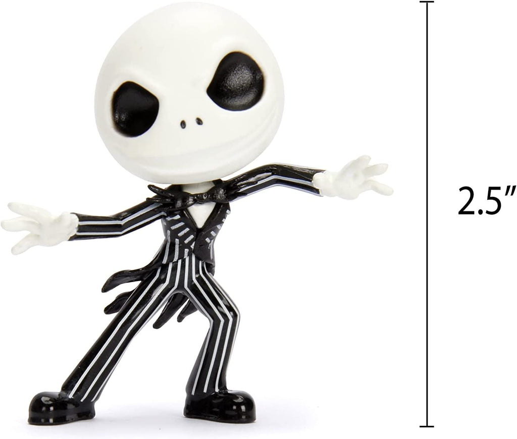 Jada Toys Disney 2.5" The Nightmare Before Christmas 4-Pack Die-cast Metal Figurine, Toys for Kids and Adults