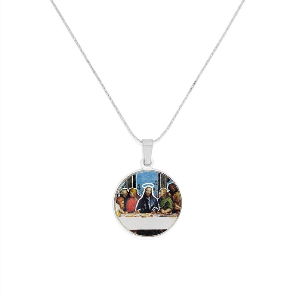 Alex and Ani Holy Ones, The Last Supper Silver Expandable Necklace, A16EN29SS