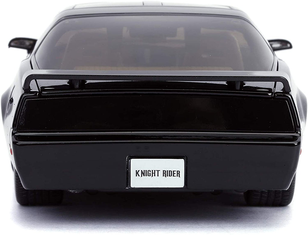 Jada 1: 24 Hollywood Rides Knight Rider KITT with Light Pontiac Firebird 30086, Black
