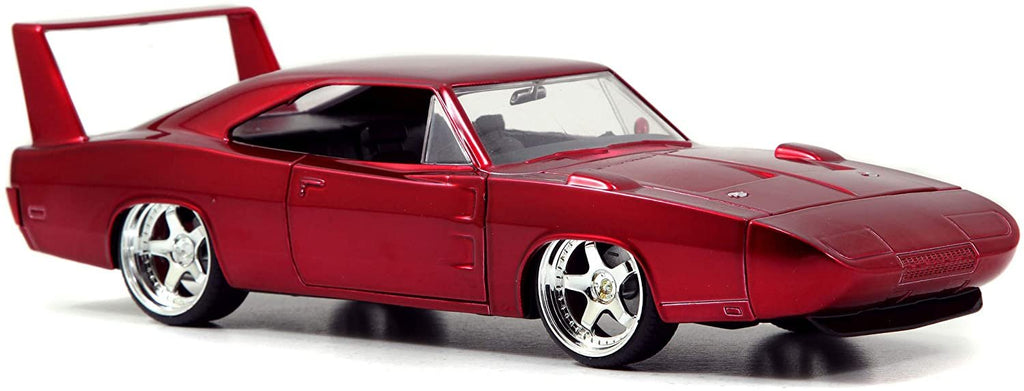 Jada Toys Fast & Furious Dom's Dodge Charger Daytona DIE-CAST Car, 1: 24 Scale Red (97060)