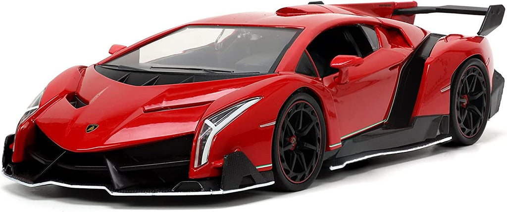 HyperSpec 1:24 Lamborghini Veneno Red Die-cast Car, Toys for Kids and Adults