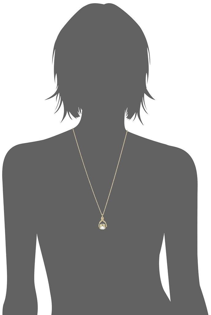 1928 Jewelry Vintage-Inspired Rotating Crystal Necklace, 30"