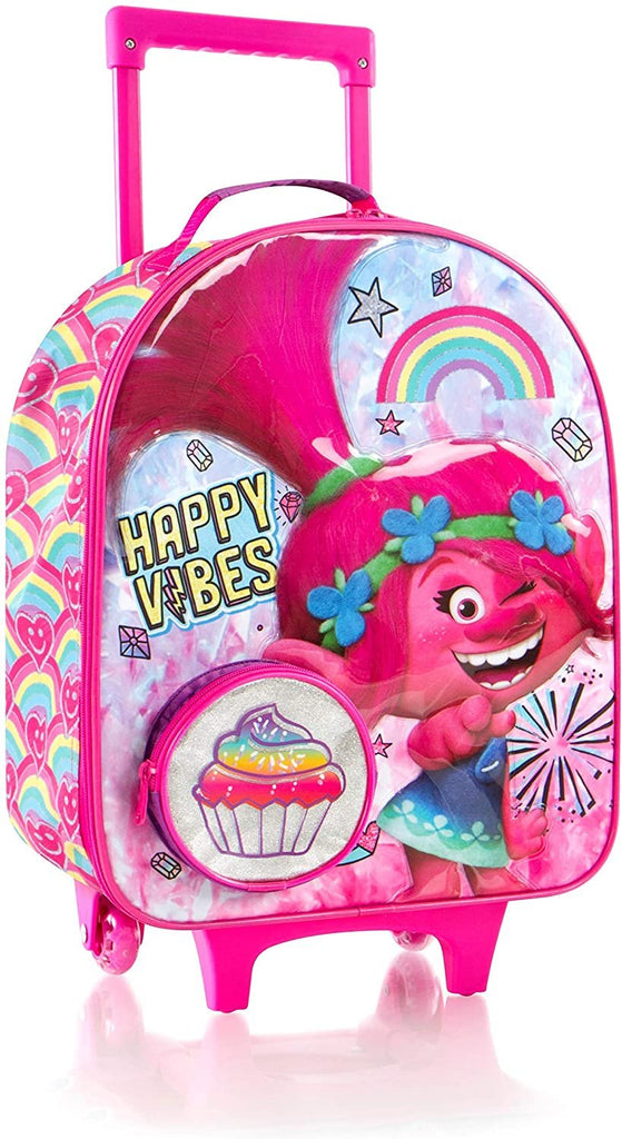Heys America Dreamworks Trolls Girl's 18" Upright Carry-On Luggage
