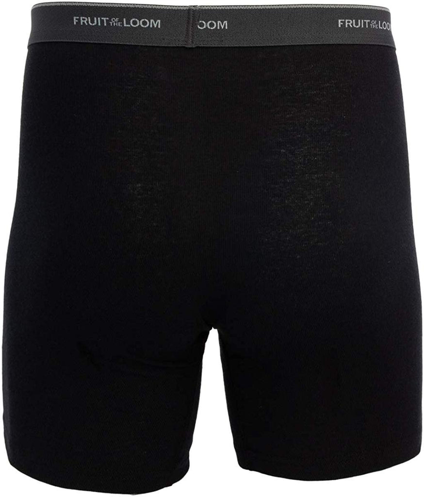 Fruit Of The Loom, 12 Pack Random, Mens Underwear, Underwear for Men, Cotton Underwear, Boxer Briefs with Fly, Tag Free