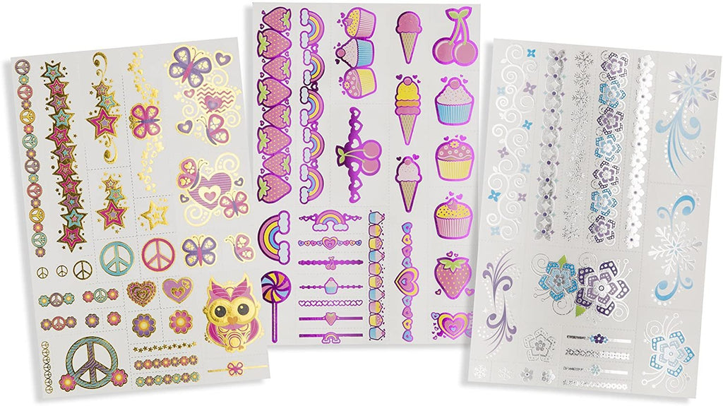 Melissa & Doug Temporary Tattoos – Metallic
