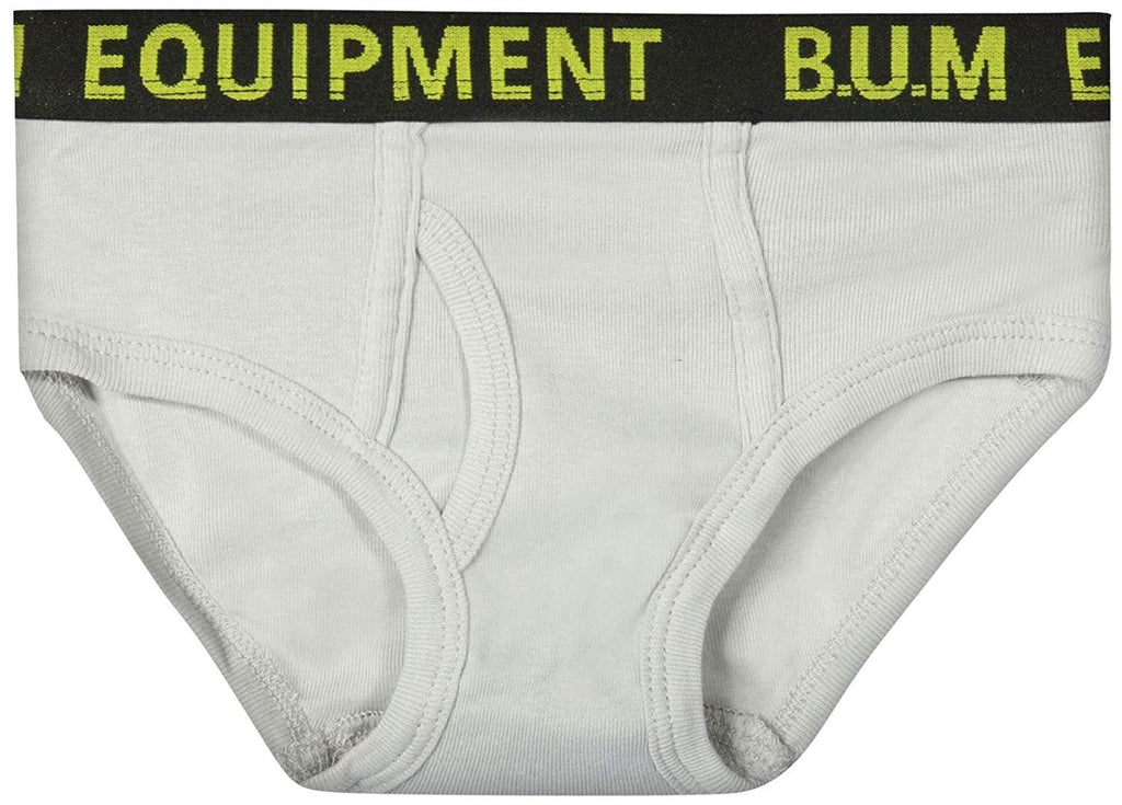 B.U.M. Equipment Toddler and Little Boys' 6 Pack Underwear Briefs, Solids and Prints
