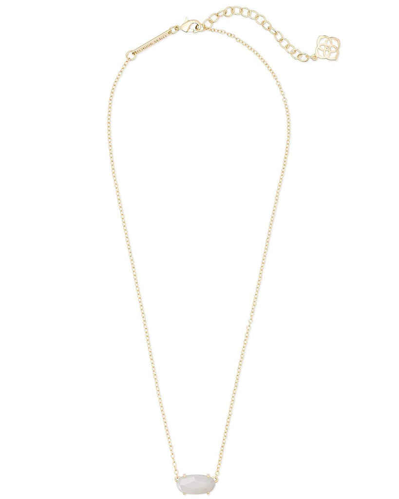 Kendra Scott Ever Gold Pendant Necklace in Ivory Pearl