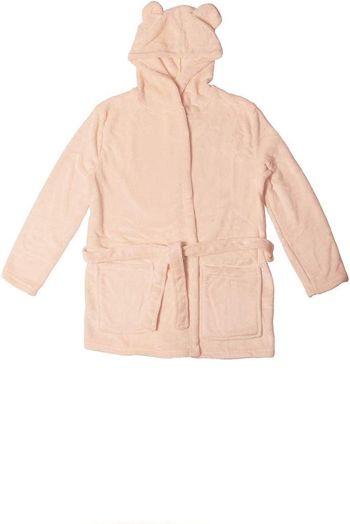 essie Womens Hooded Plush Robe - Bathrobe Soft Warm Cozy Fun Ears