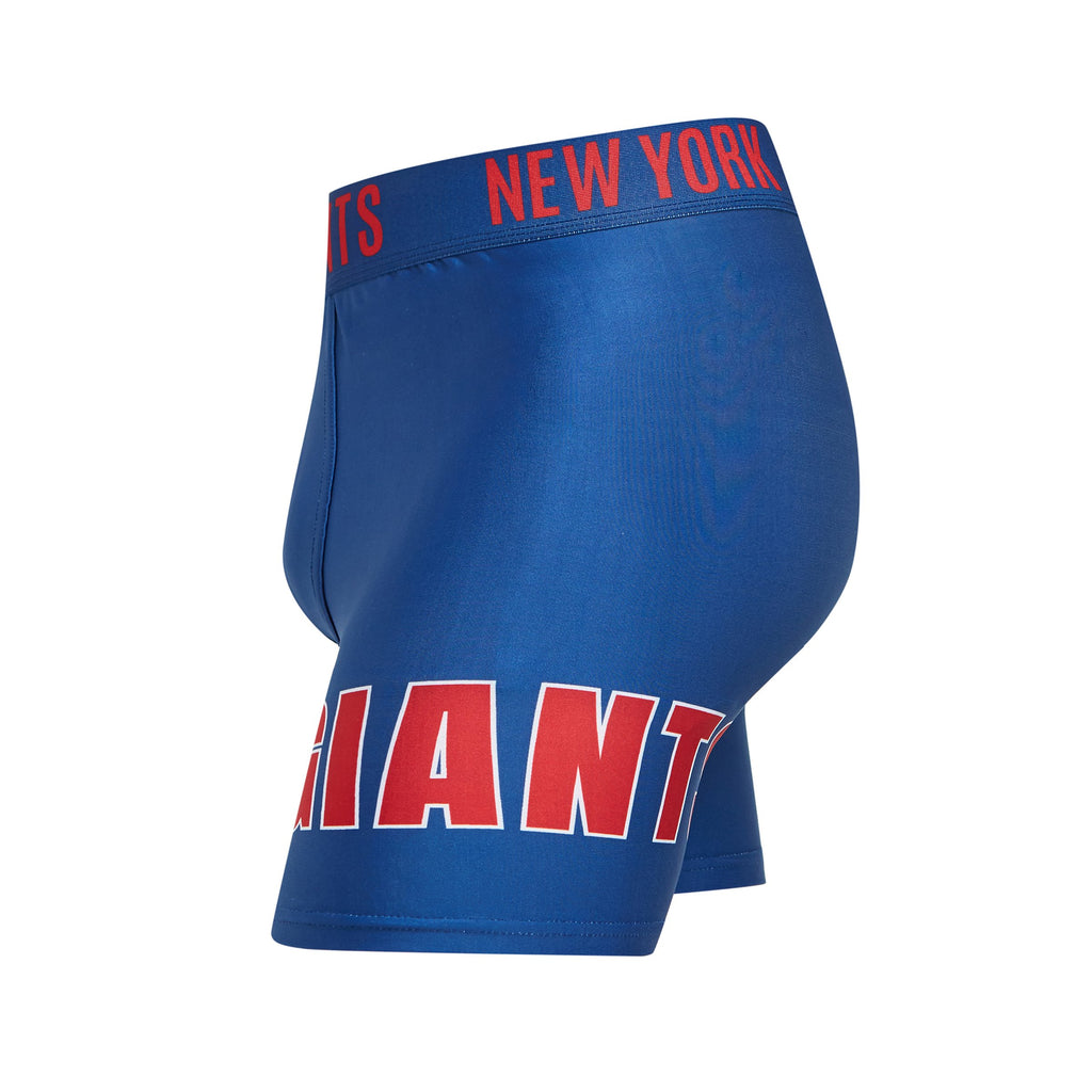 New York Giants Mens Boxer Briefs NFL Performance Active Underwear M-2X