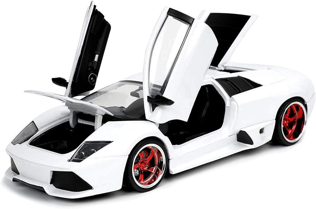 Hyperspec 1:24 Lamborghini Murciélago LP460 Die-cast Car Pearl White, Toys for Kids and Adults