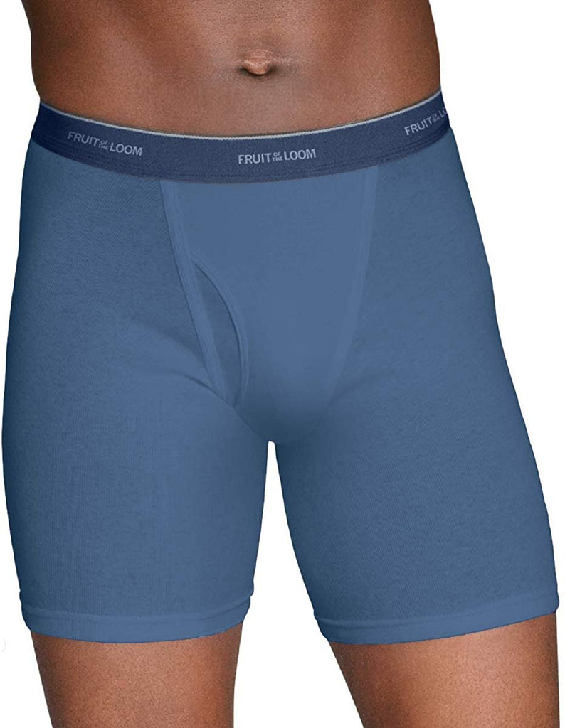 Fruit Of The Loom, 12 Pack Random, Mens Underwear, Underwear for Men, Cotton Underwear, Boxer Briefs with Fly, Tag Free