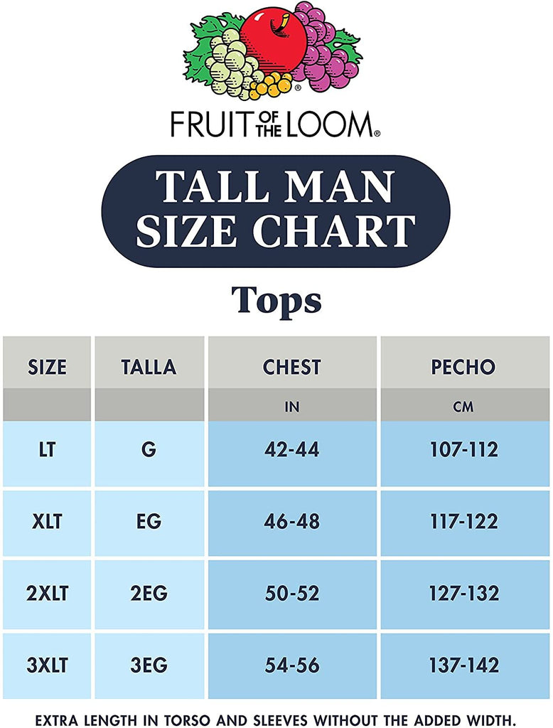 Fruit of the Loom Men's Breathable Undershirts, Designed to Keep You Cool