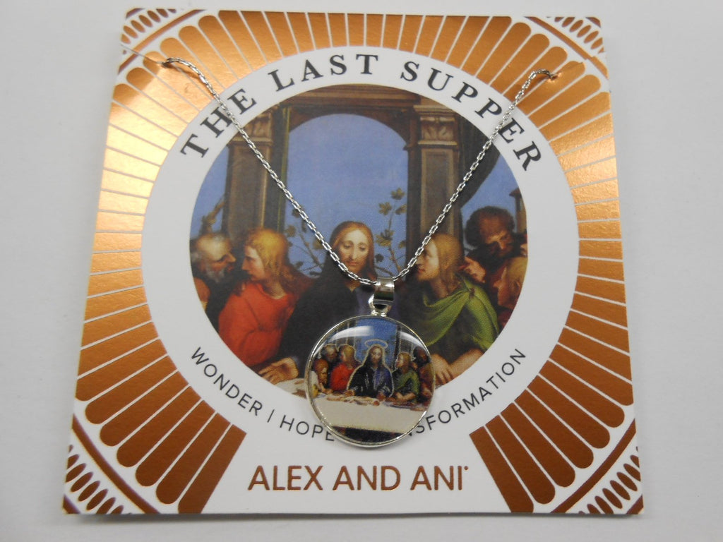 Alex and Ani Holy Ones, The Last Supper Silver Expandable Necklace, A16EN29SS