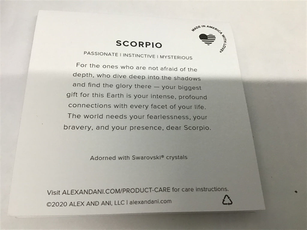 COLOR INFUSION, Scorpio EWB, SS Bracelet New In The Box